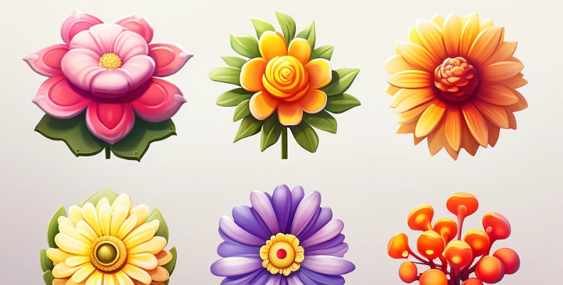 Flowers spritesheet
